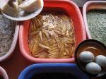 [Some of the ingredients of our lunch]