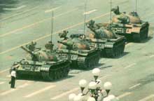 Man and Tanks